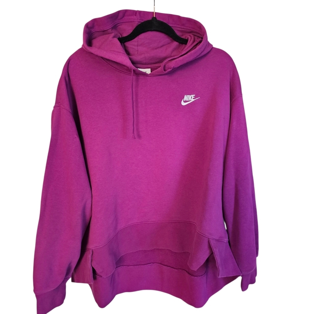 Nike Women's Vibrant Purple Hoodie - Picture 2 of 8